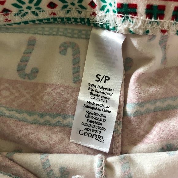 candy cane christmas leggings - Picture 3 of 4